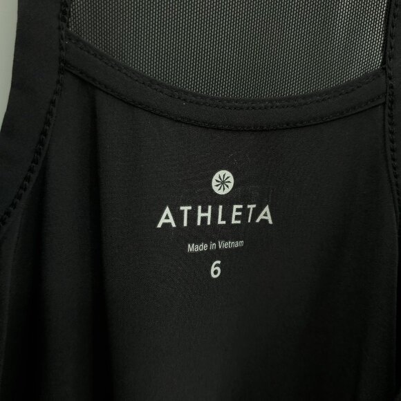 Athleta Take a Hike Active Dress W/Hidden Shorts 6 Black - Picture 4 of 13